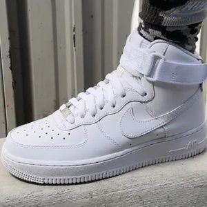 White high top nikes